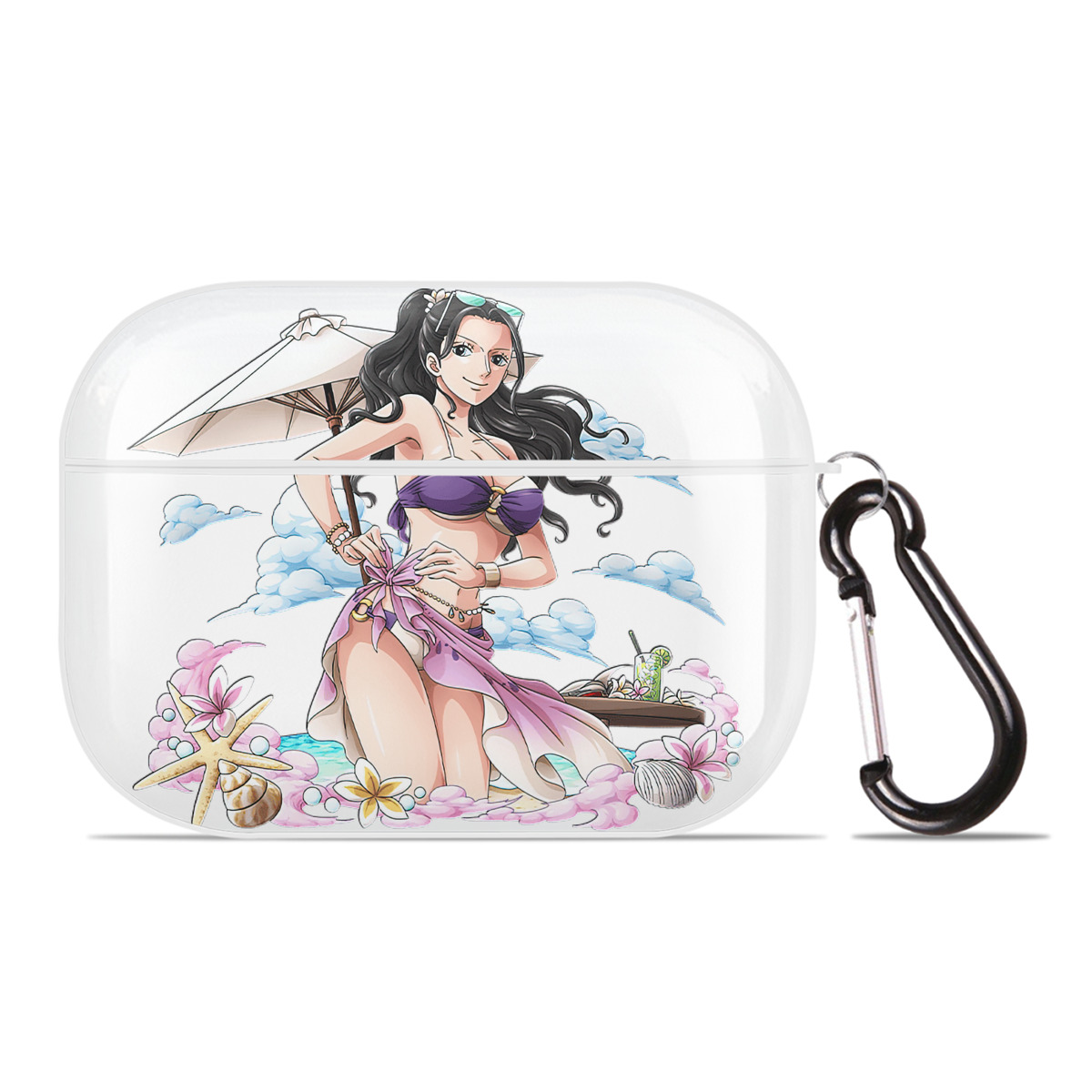 ワンピース ニコ・ロビン ONE PIECE Nico Robin 【AirPods Pro用】ハードシェル保護ケース 耐衝撃・防指紋・カラビナ付き商品仕様