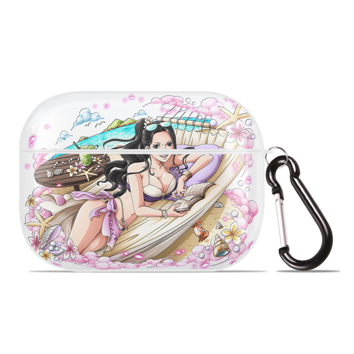ワンピース ニコ・ロビン ONE PIECE Nico Robin 【AirPods Pro用】ハードシェル保護ケース 耐衝撃・防指紋・カラビナ付き商品仕様