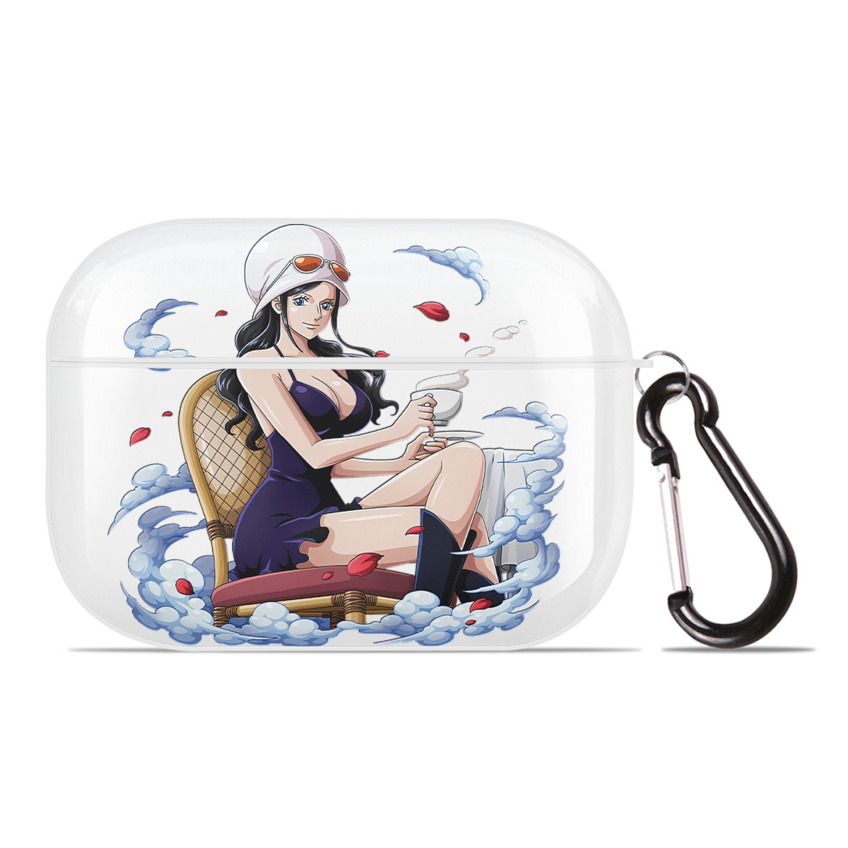 ワンピース ニコ・ロビン ONE PIECE Nico Robin 【AirPods Pro用】ハードシェル保護ケース 耐衝撃・防指紋・カラビナ付き商品仕様