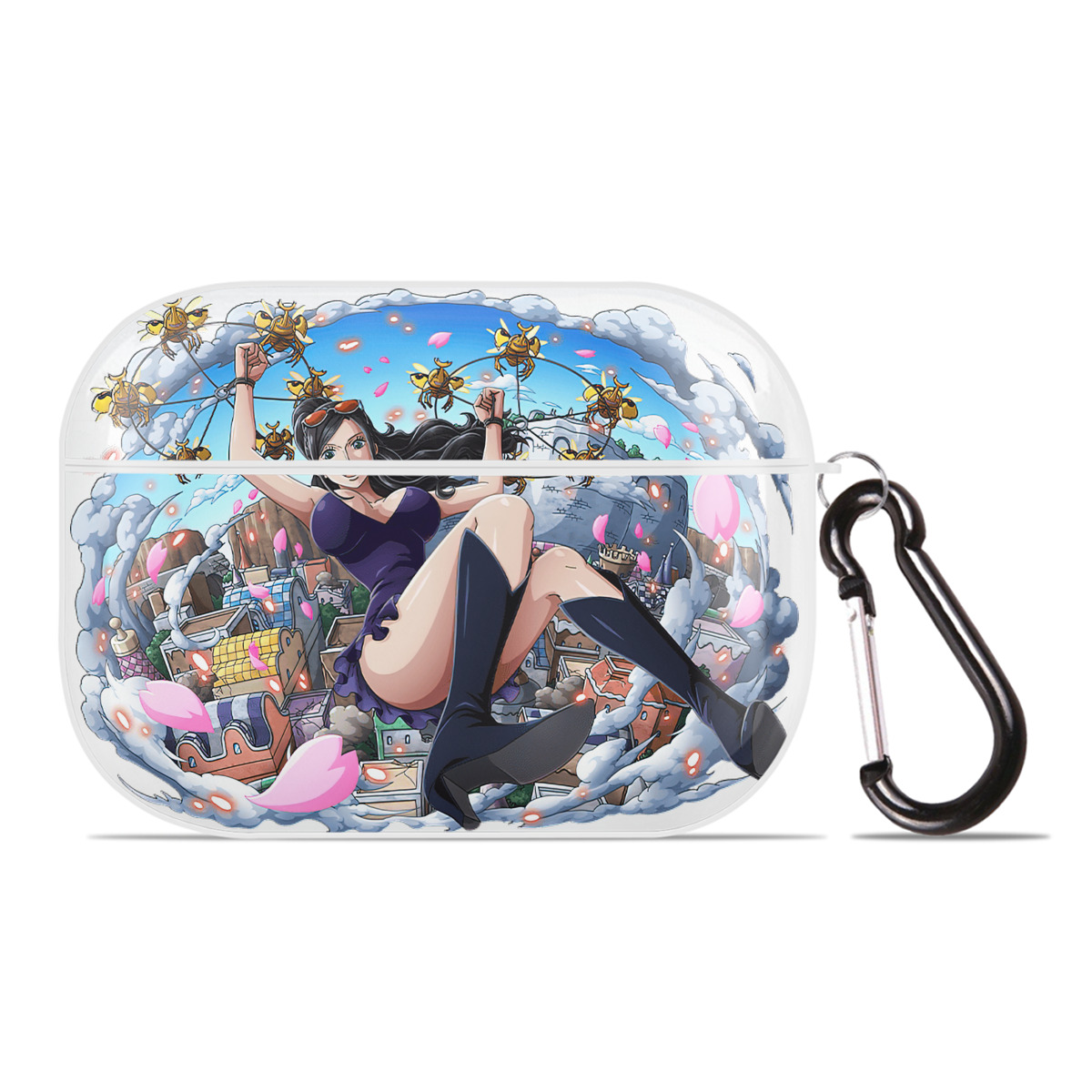 ワンピース ニコ・ロビン ONE PIECE Nico Robin 【AirPods Pro用】ハードシェル保護ケース 耐衝撃・防指紋・カラビナ付き商品仕様