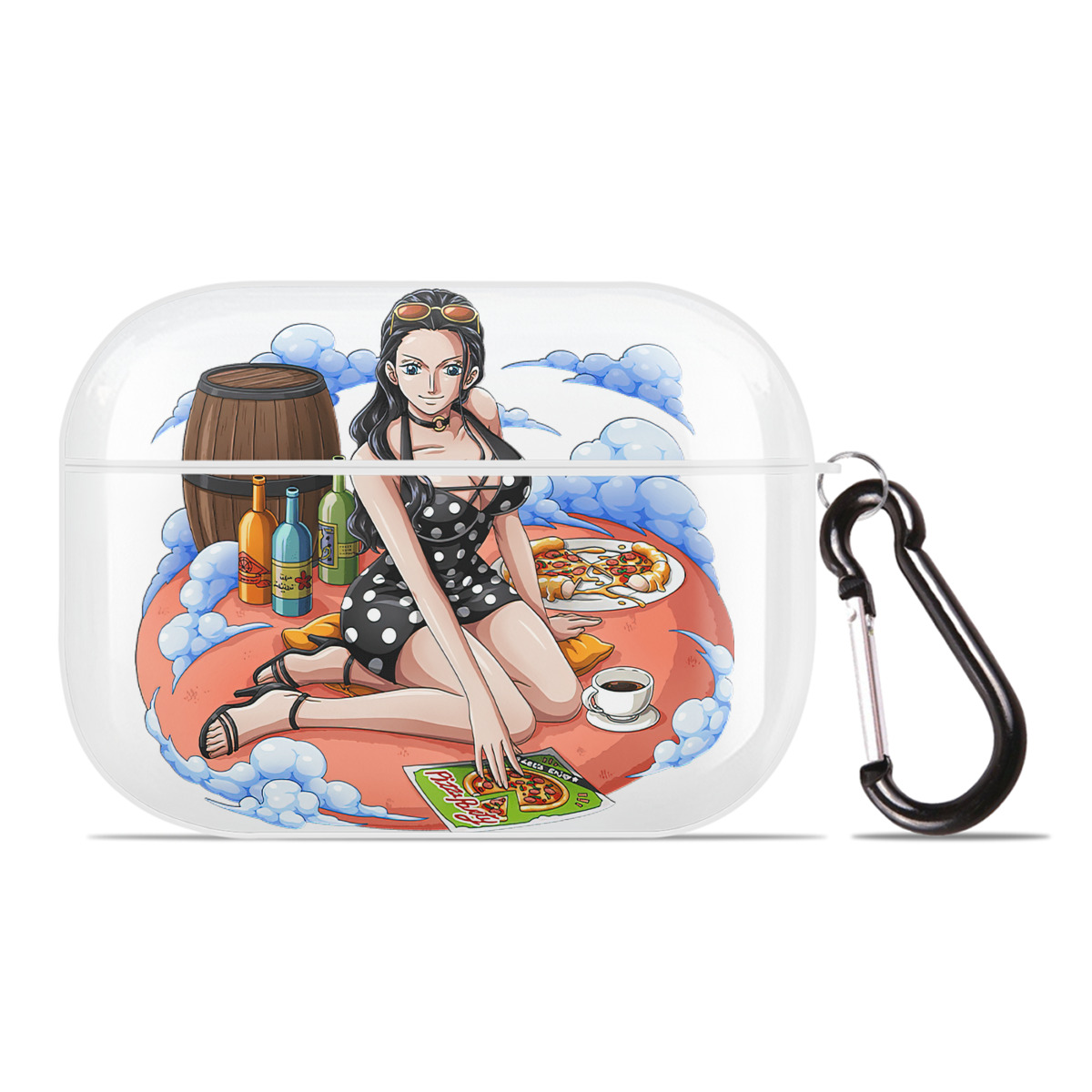 ワンピース ニコ・ロビン ONE PIECE Nico Robin 【AirPods Pro用】ハードシェル保護ケース 耐衝撃・防指紋・カラビナ付き商品仕様
