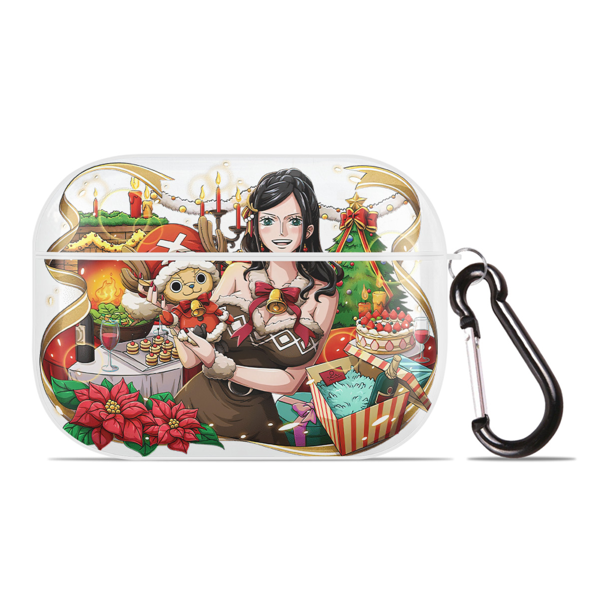 ワンピース ニコ・ロビン ONE PIECE Nico Robin 【AirPods Pro用】ハードシェル保護ケース 耐衝撃・防指紋・カラビナ付き商品仕様