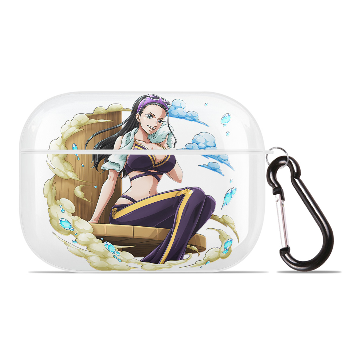 ワンピース ニコ・ロビン ONE PIECE Nico Robin 【AirPods Pro用】ハードシェル保護ケース 耐衝撃・防指紋・カラビナ付き商品仕様