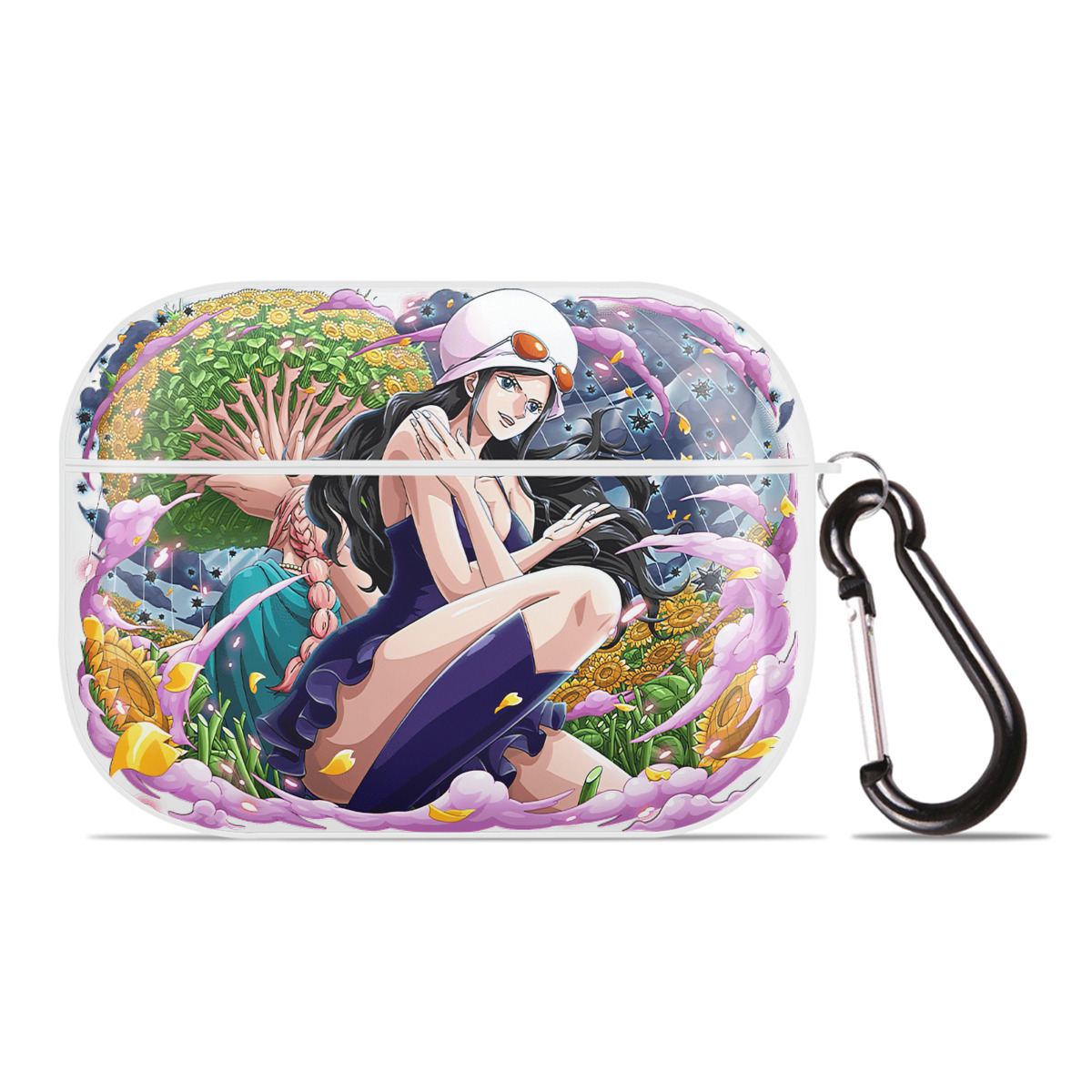 ワンピース ニコ・ロビン ONE PIECE Nico Robin 【AirPods Pro用】ハードシェル保護ケース 耐衝撃・防指紋・カラビナ付き商品仕様