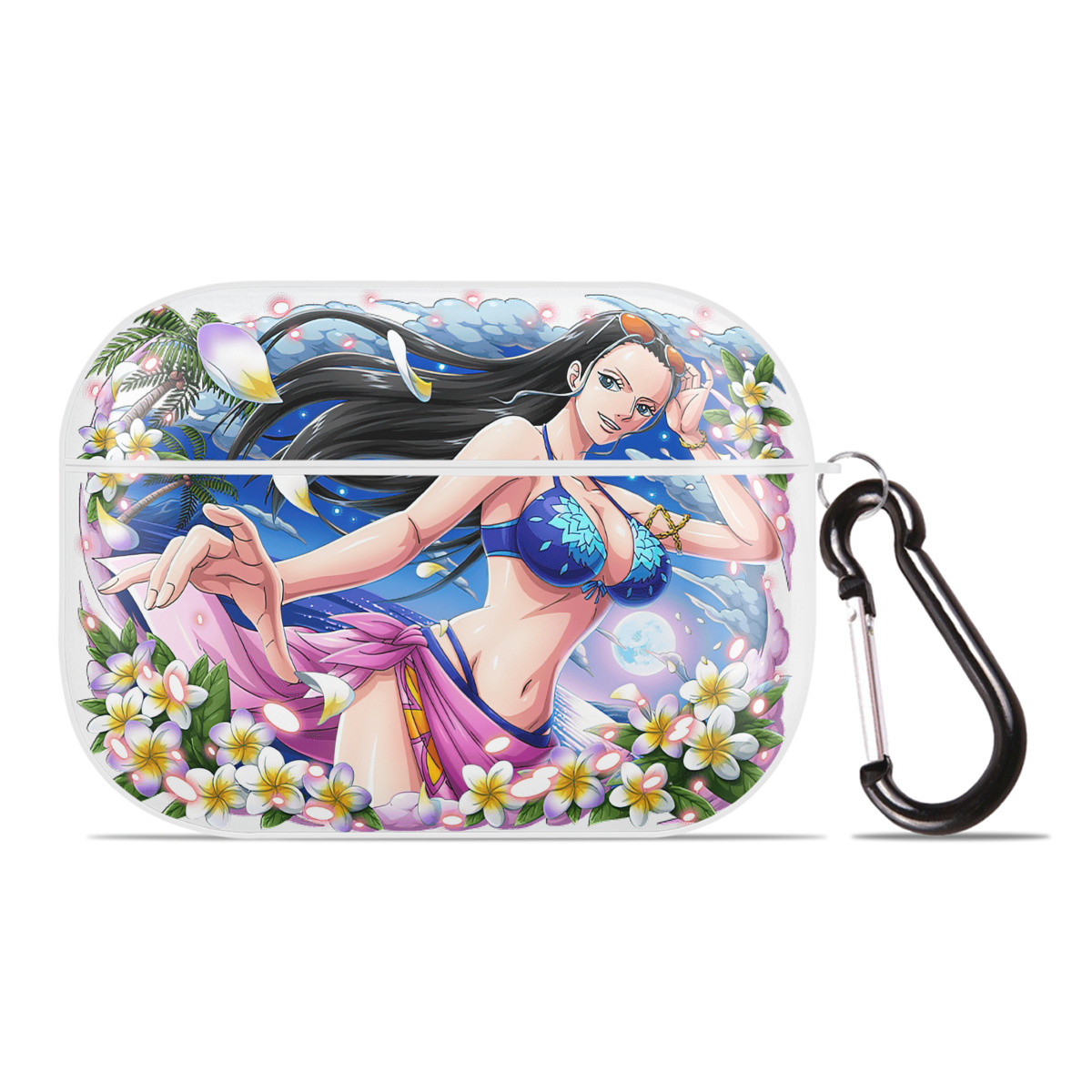 ワンピース ニコ・ロビン ONE PIECE Nico Robin 【AirPods Pro用】ハードシェル保護ケース 耐衝撃・防指紋・カラビナ付き商品仕様