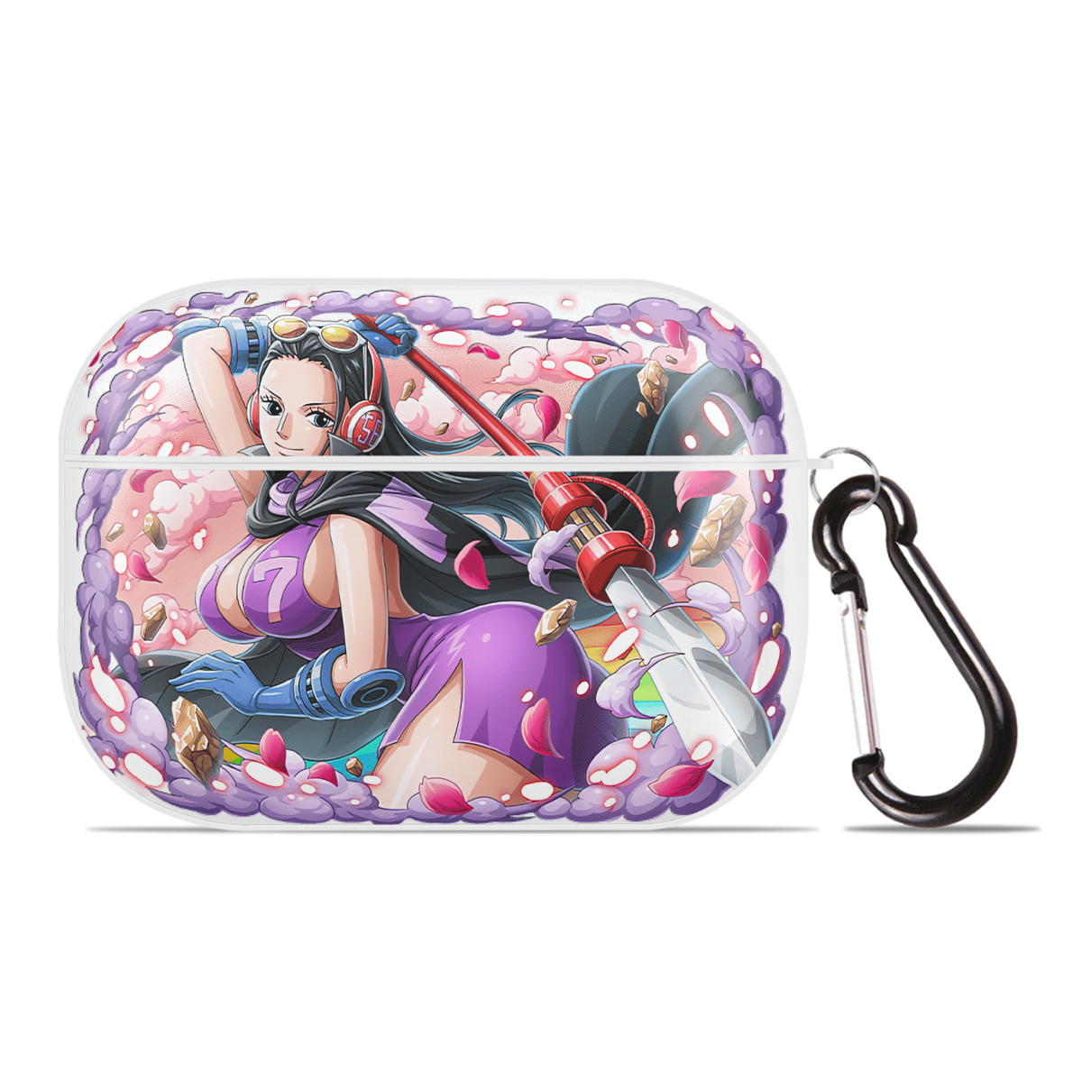 ワンピース ニコ・ロビン ONE PIECE Nico Robin 【AirPods Pro用】ハードシェル保護ケース 耐衝撃・防指紋・カラビナ付き商品仕様