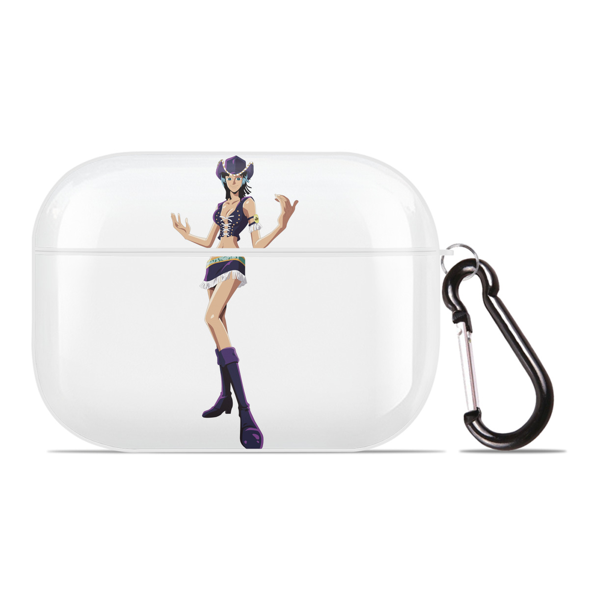ワンピース ニコ・ロビン ONE PIECE Nico Robin 【AirPods Pro用】ハードシェル保護ケース 耐衝撃・防指紋・カラビナ付き商品仕様