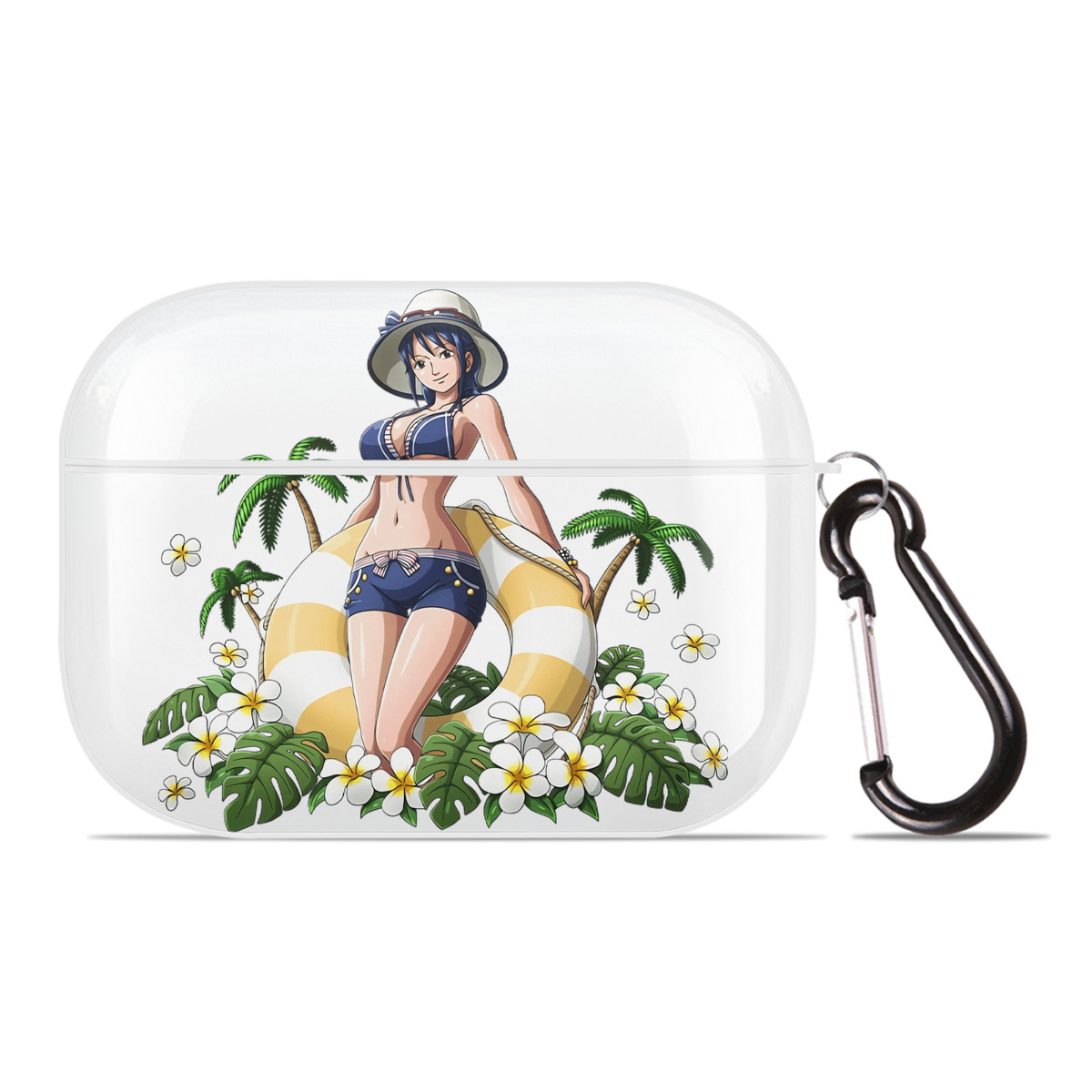 ワンピース ニコ・ロビン ONE PIECE Nico Robin 【AirPods Pro用】ハードシェル保護ケース 耐衝撃・防指紋・カラビナ付き商品仕様