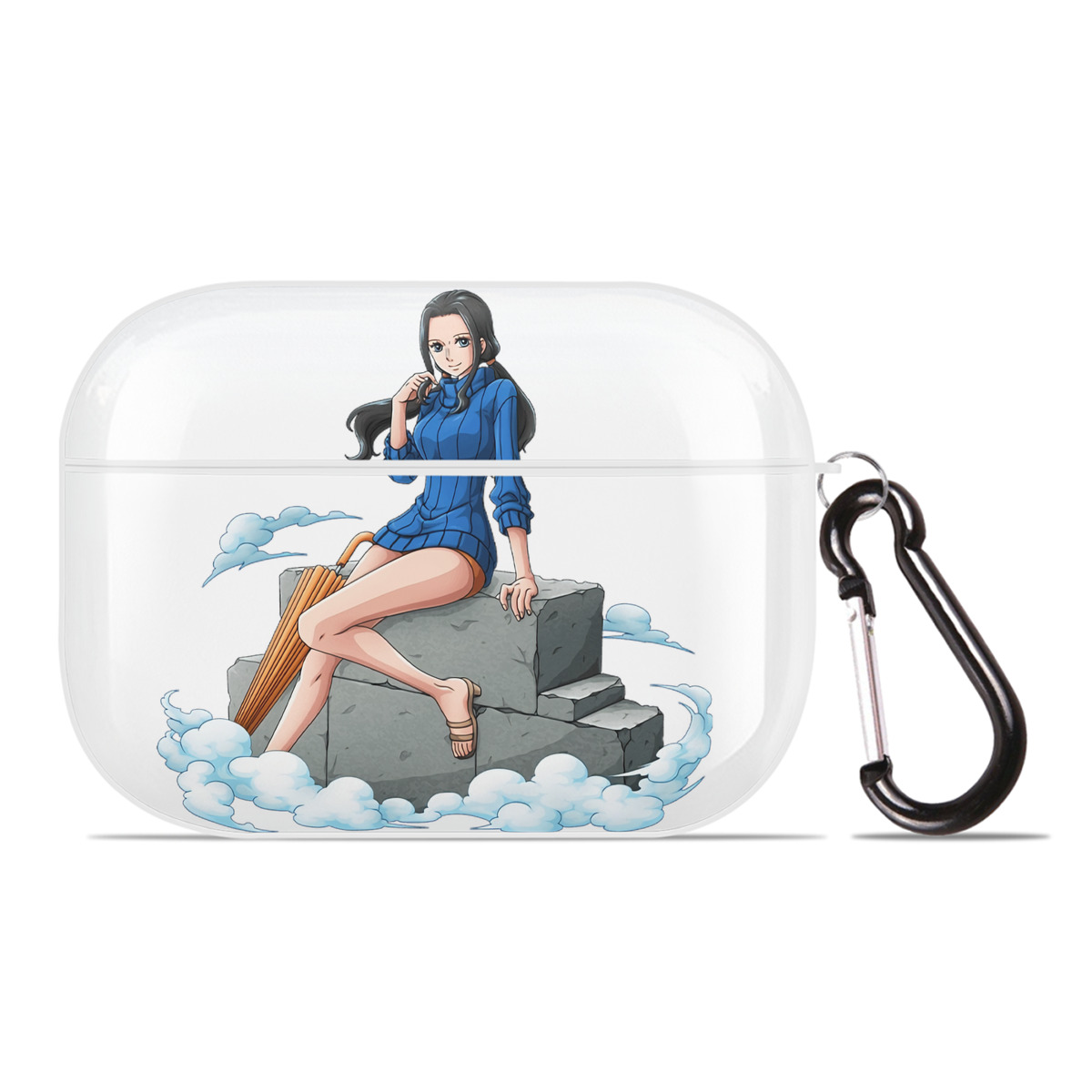 ワンピース ニコ・ロビン ONE PIECE Nico Robin 【AirPods Pro用】ハードシェル保護ケース 耐衝撃・防指紋・カラビナ付き商品仕様