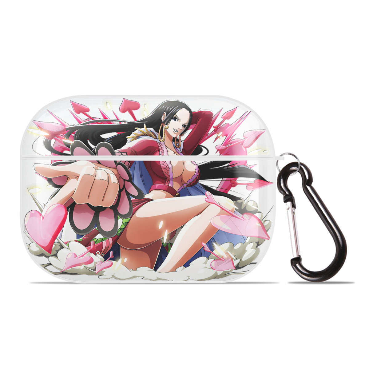 ワンピース ボア・ハンコック ONE PIECE Boa·Hancock 【AirPods Pro用】ハードシェル保護ケース 耐衝撃・防指紋・カラビナ付き商品仕様
