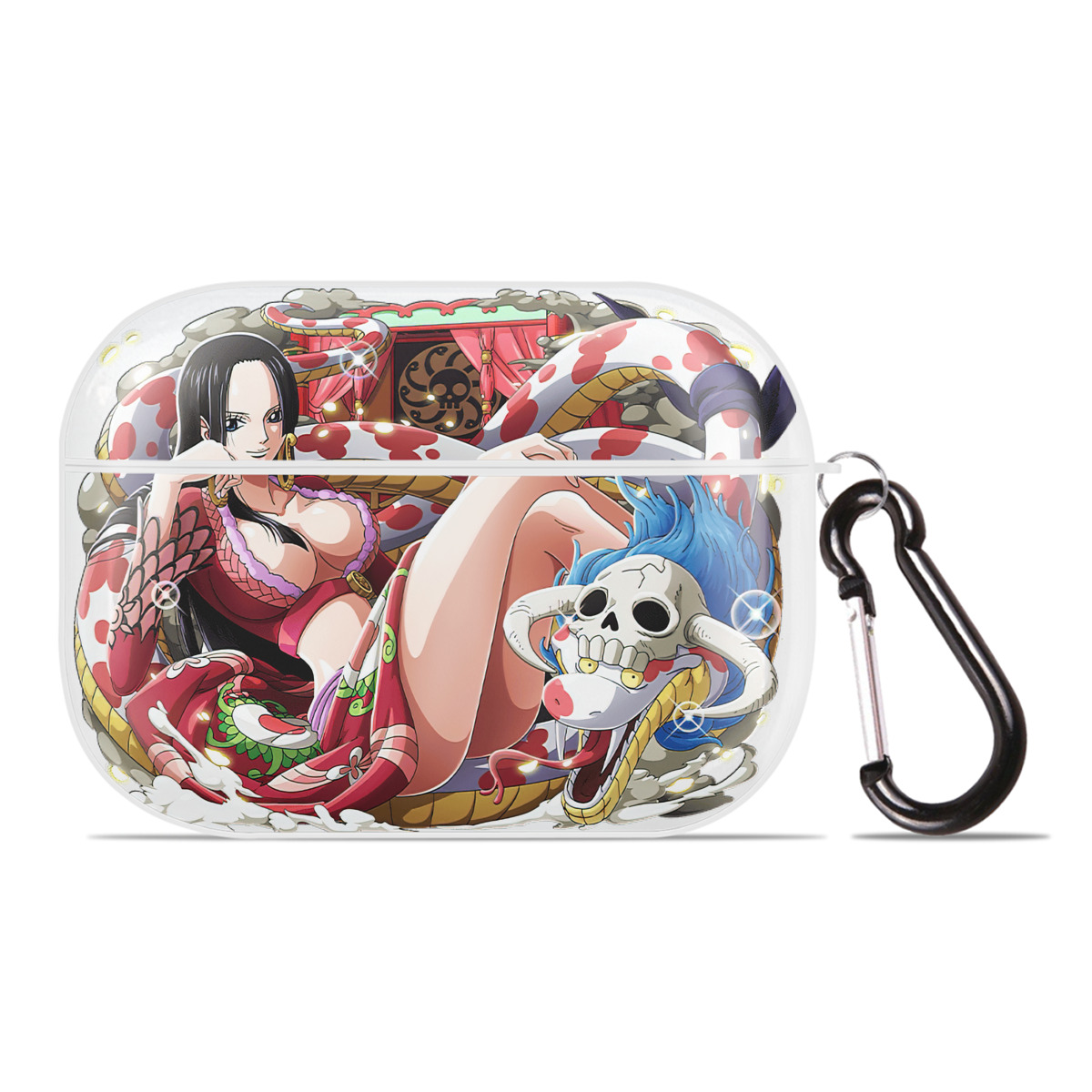 ワンピース ボア・ハンコック ONE PIECE Boa·Hancock 【AirPods Pro用】ハードシェル保護ケース 耐衝撃・防指紋・カラビナ付き商品仕様