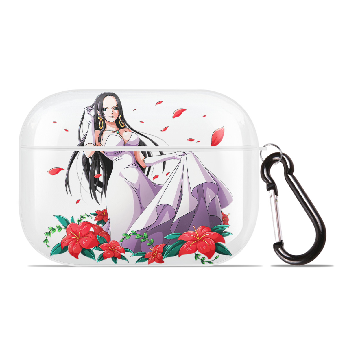 ワンピース ボア・ハンコック ONE PIECE Boa·Hancock 【AirPods Pro用】ハードシェル保護ケース 耐衝撃・防指紋・カラビナ付き商品仕様