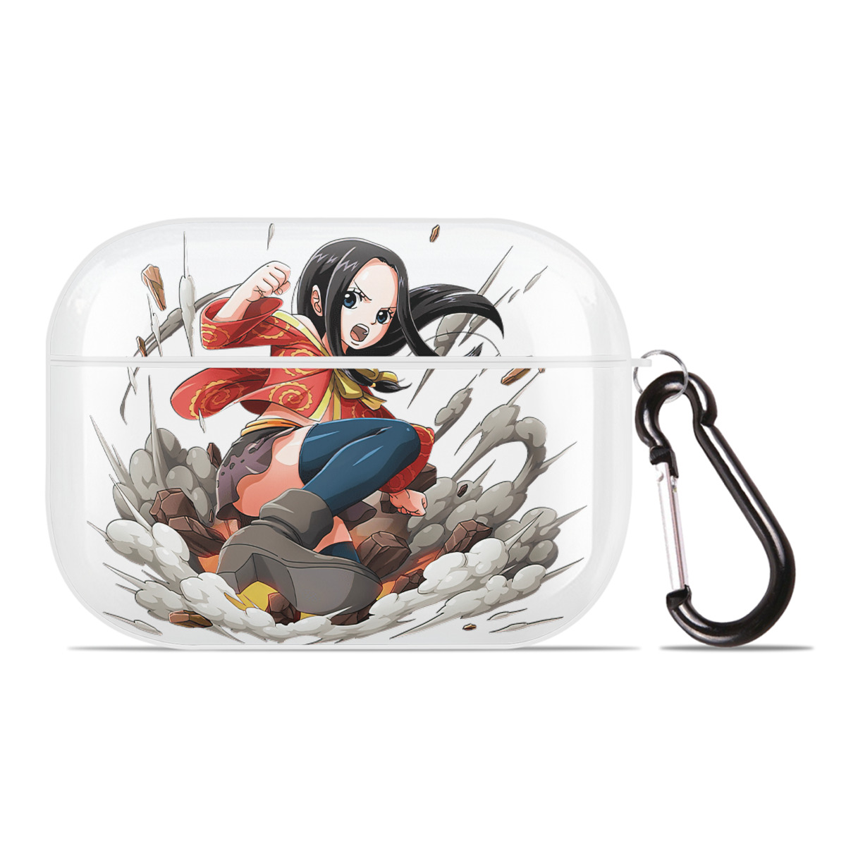 ワンピース ボア・ハンコック ONE PIECE Boa·Hancock 【AirPods Pro用】ハードシェル保護ケース 耐衝撃・防指紋・カラビナ付き商品仕様
