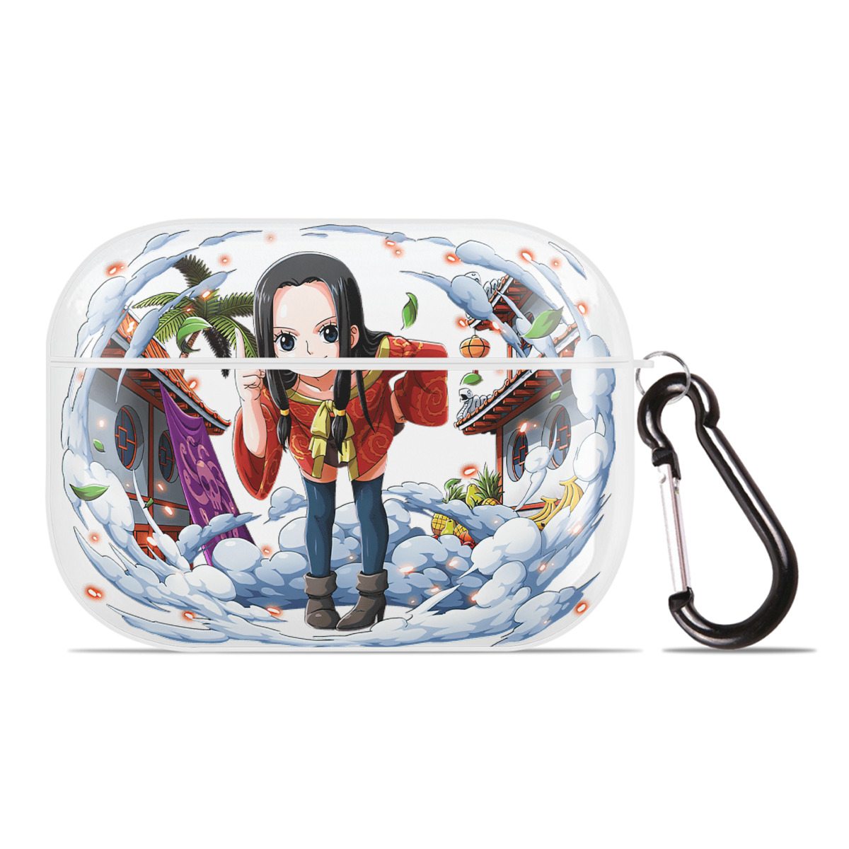 ワンピース ボア・ハンコック ONE PIECE Boa·Hancock 【AirPods Pro用】ハードシェル保護ケース 耐衝撃・防指紋・カラビナ付き商品仕様