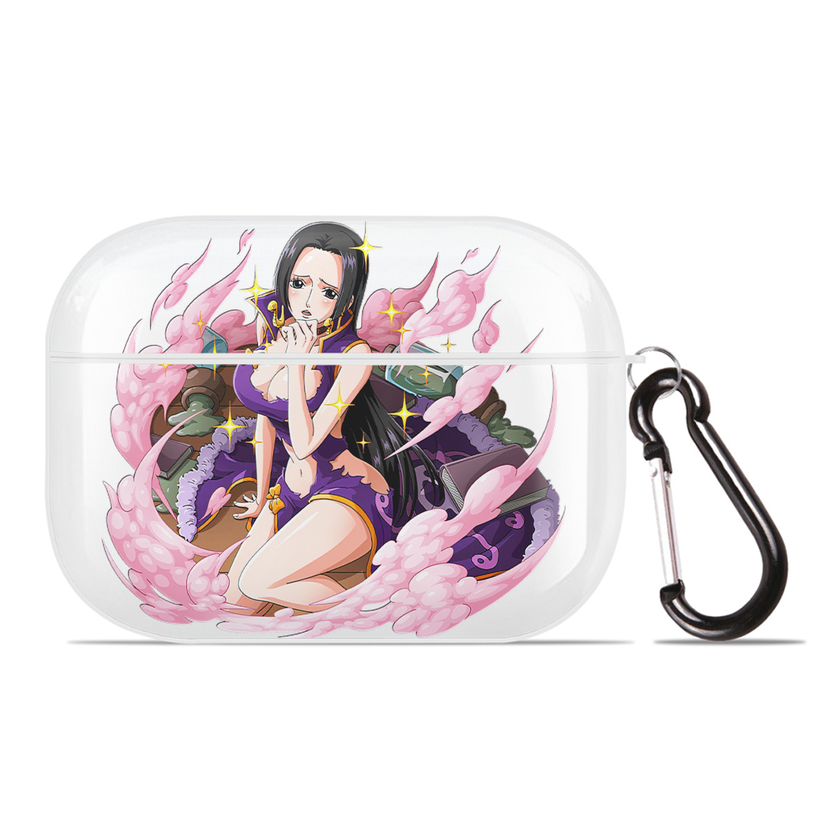 ワンピース ボア・ハンコック ONE PIECE Boa·Hancock 【AirPods Pro用】ハードシェル保護ケース 耐衝撃・防指紋・カラビナ付き商品仕様