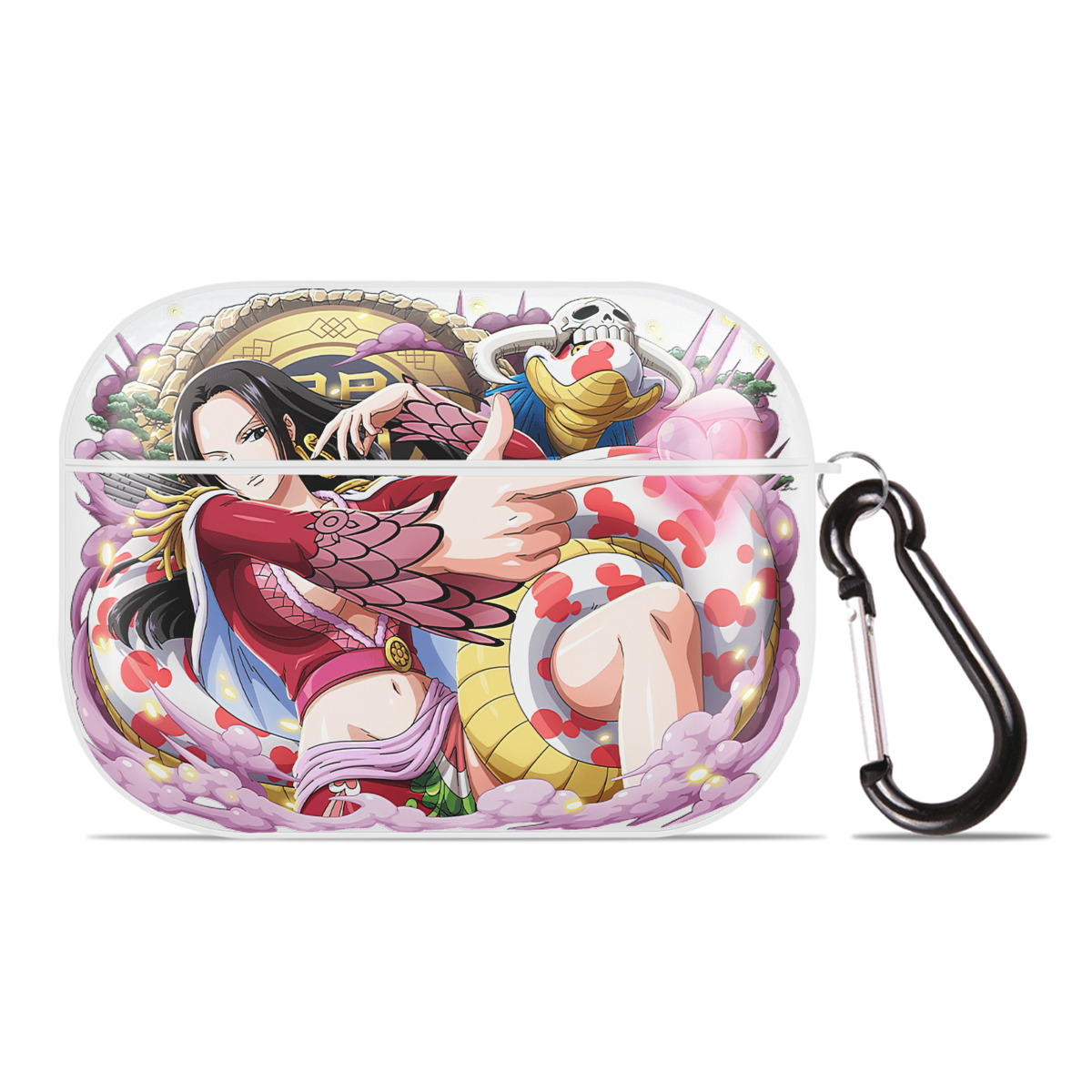 ワンピース ボア・ハンコック ONE PIECE Boa·Hancock 【AirPods Pro用】ハードシェル保護ケース 耐衝撃・防指紋・カラビナ付き商品仕様
