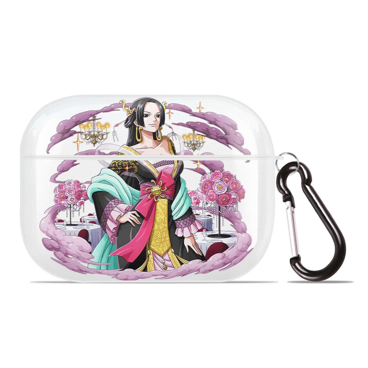 ワンピース ボア・ハンコック ONE PIECE Boa·Hancock 【AirPods Pro用】ハードシェル保護ケース 耐衝撃・防指紋・カラビナ付き商品仕様