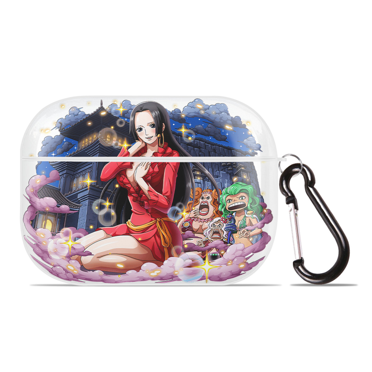 ワンピース ボア・ハンコック ONE PIECE Boa·Hancock 【AirPods Pro用】ハードシェル保護ケース 耐衝撃・防指紋・カラビナ付き商品仕様