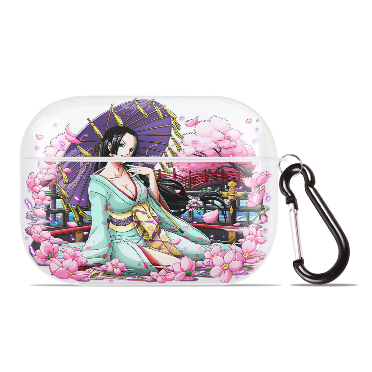 ワンピース ボア・ハンコック ONE PIECE Boa·Hancock 【AirPods Pro用】ハードシェル保護ケース 耐衝撃・防指紋・カラビナ付き商品仕様