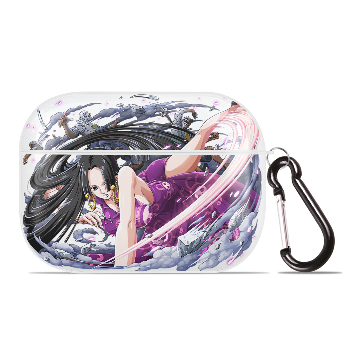 ワンピース ボア・ハンコック ONE PIECE Boa·Hancock 【AirPods Pro用】ハードシェル保護ケース 耐衝撃・防指紋・カラビナ付き商品仕様