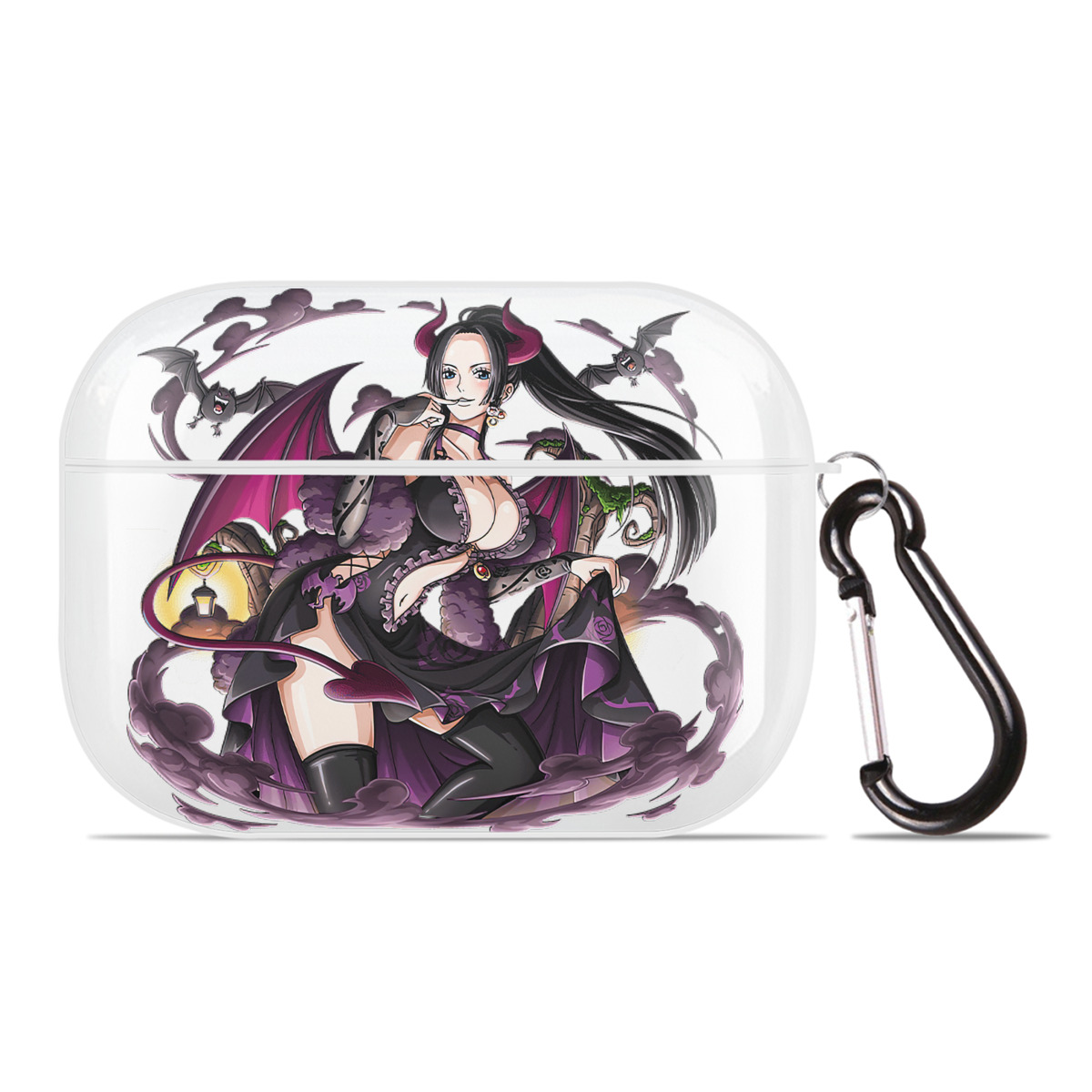 ワンピース ボア・ハンコック ONE PIECE Boa·Hancock 【AirPods Pro用】ハードシェル保護ケース 耐衝撃・防指紋・カラビナ付き商品仕様