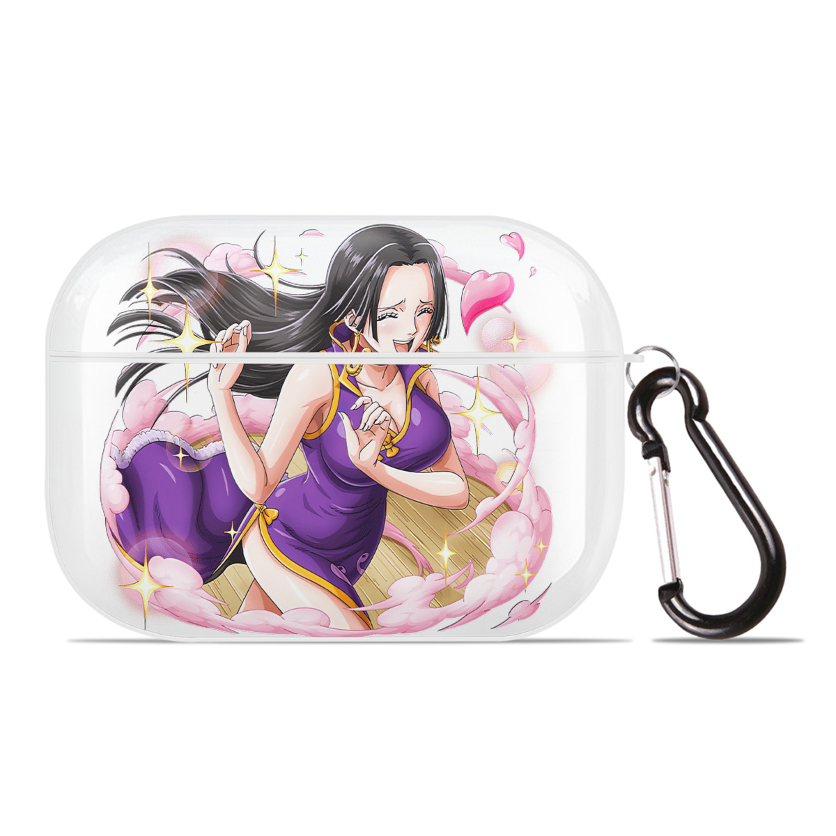 ワンピース ボア・ハンコック ONE PIECE Boa·Hancock 【AirPods Pro用】ハードシェル保護ケース 耐衝撃・防指紋・カラビナ付き商品仕様