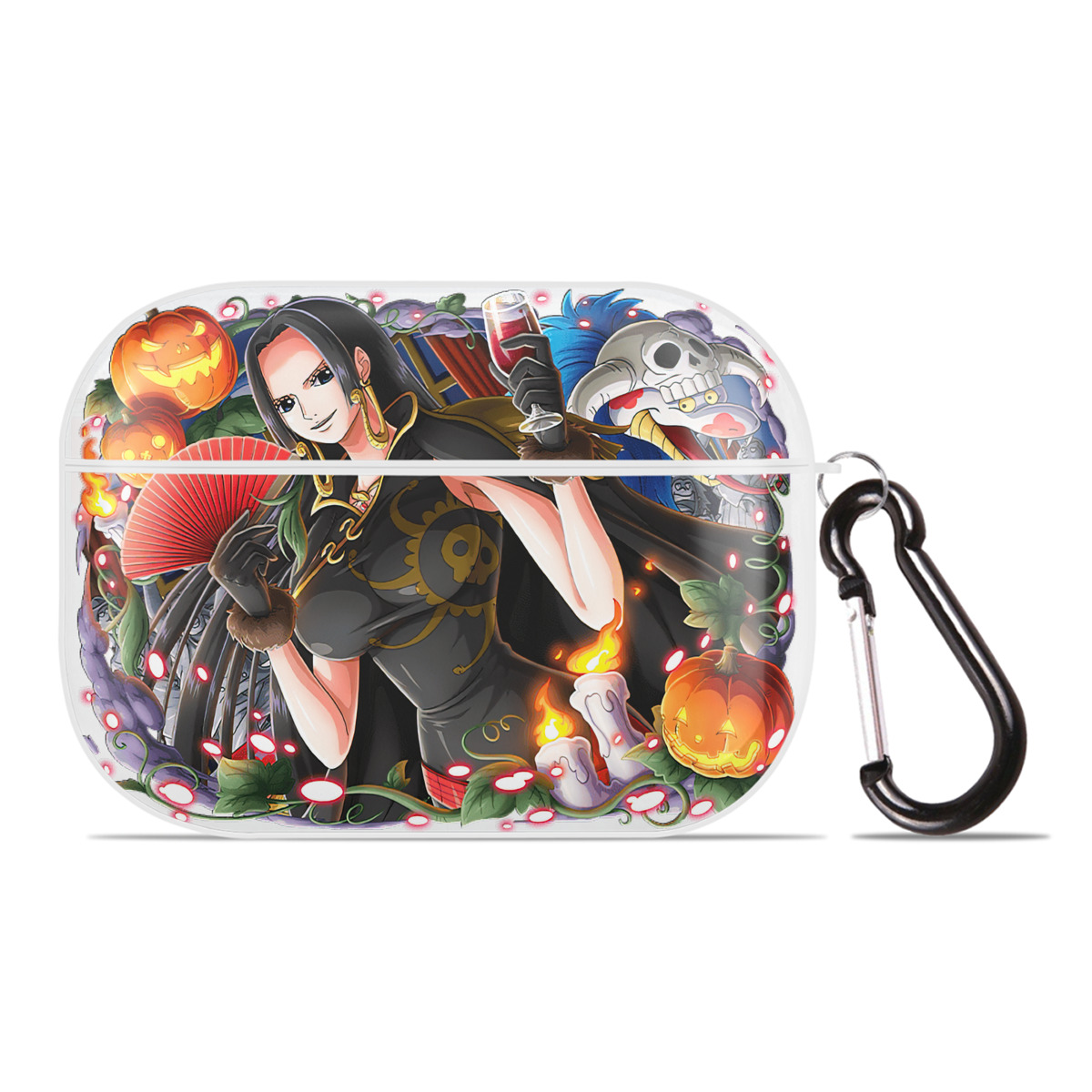 ワンピース ボア・ハンコック ONE PIECE Boa·Hancock 【AirPods Pro用】ハードシェル保護ケース 耐衝撃・防指紋・カラビナ付き商品仕様
