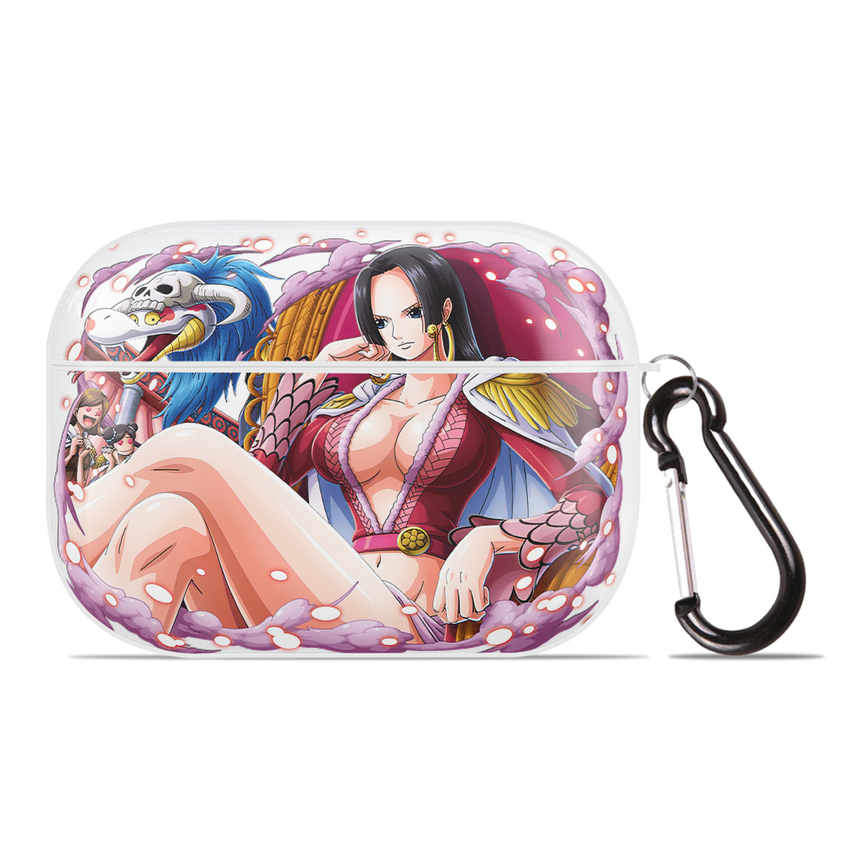 ワンピース ボア・ハンコック ONE PIECE Boa·Hancock 【AirPods Pro用】ハードシェル保護ケース 耐衝撃・防指紋・カラビナ付き商品仕様