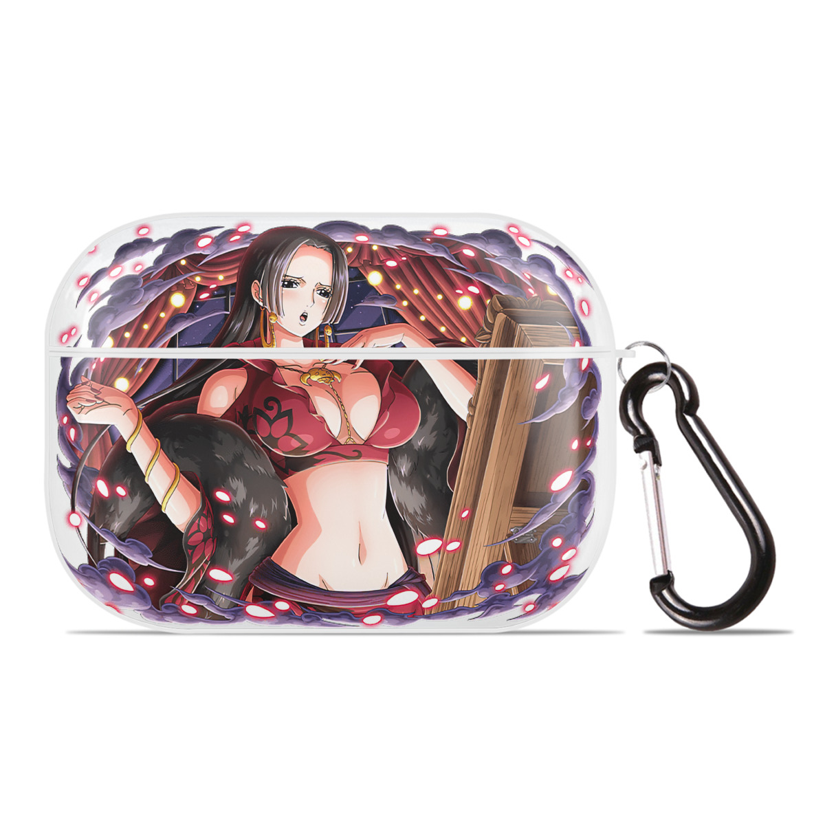 ワンピース ボア・ハンコック ONE PIECE Boa·Hancock 【AirPods Pro用】ハードシェル保護ケース 耐衝撃・防指紋・カラビナ付き商品仕様