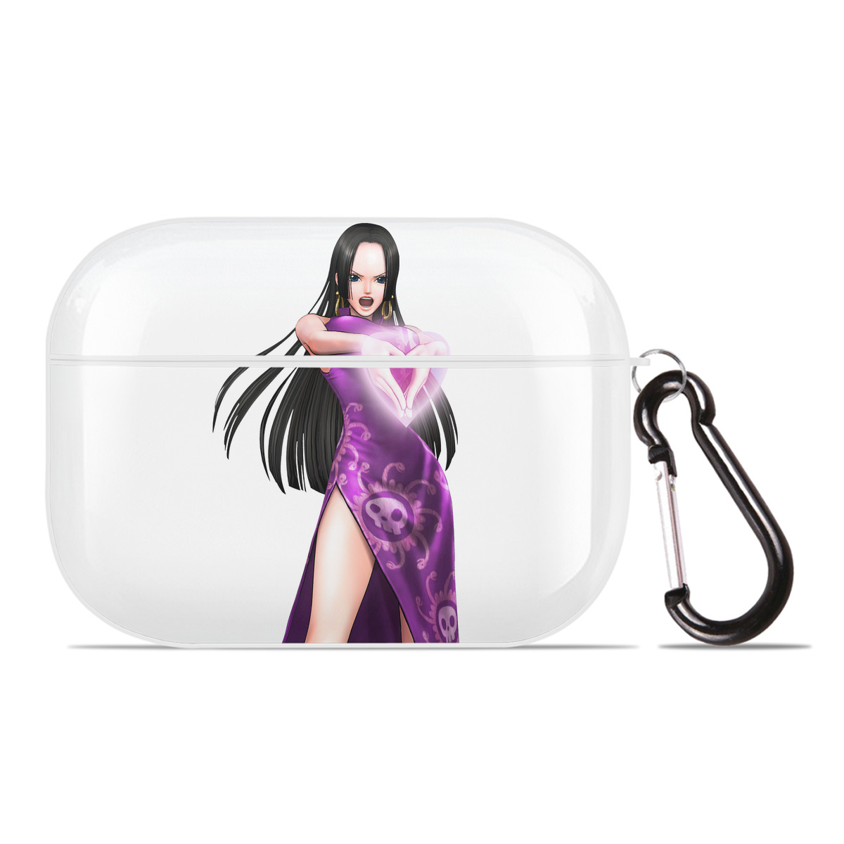 ワンピース ボア・ハンコック ONE PIECE Boa·Hancock 【AirPods Pro用】ハードシェル保護ケース 耐衝撃・防指紋・カラビナ付き商品仕様