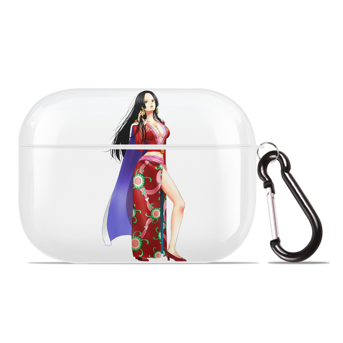 ワンピース ボア・ハンコック ONE PIECE Boa·Hancock 【AirPods Pro用】ハードシェル保護ケース 耐衝撃・防指紋・カラビナ付き商品仕様