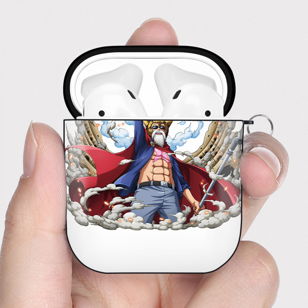 ワンピース モンキー・D・ルフィ ONE PIECE Monkey D. Luffy AirPods 第2世代保護ケース ハードシェル ブラック 耐衝撃・防指紋・カラビナ付き