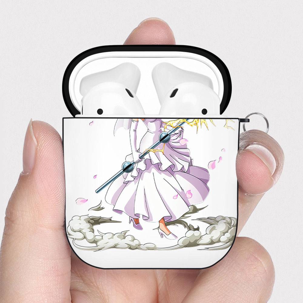 ワンピース ナミ ONE PIECE Nami AirPods 第2世代保護ケース ハードシェル ブラック 耐衝撃・防指紋・カラビナ付き