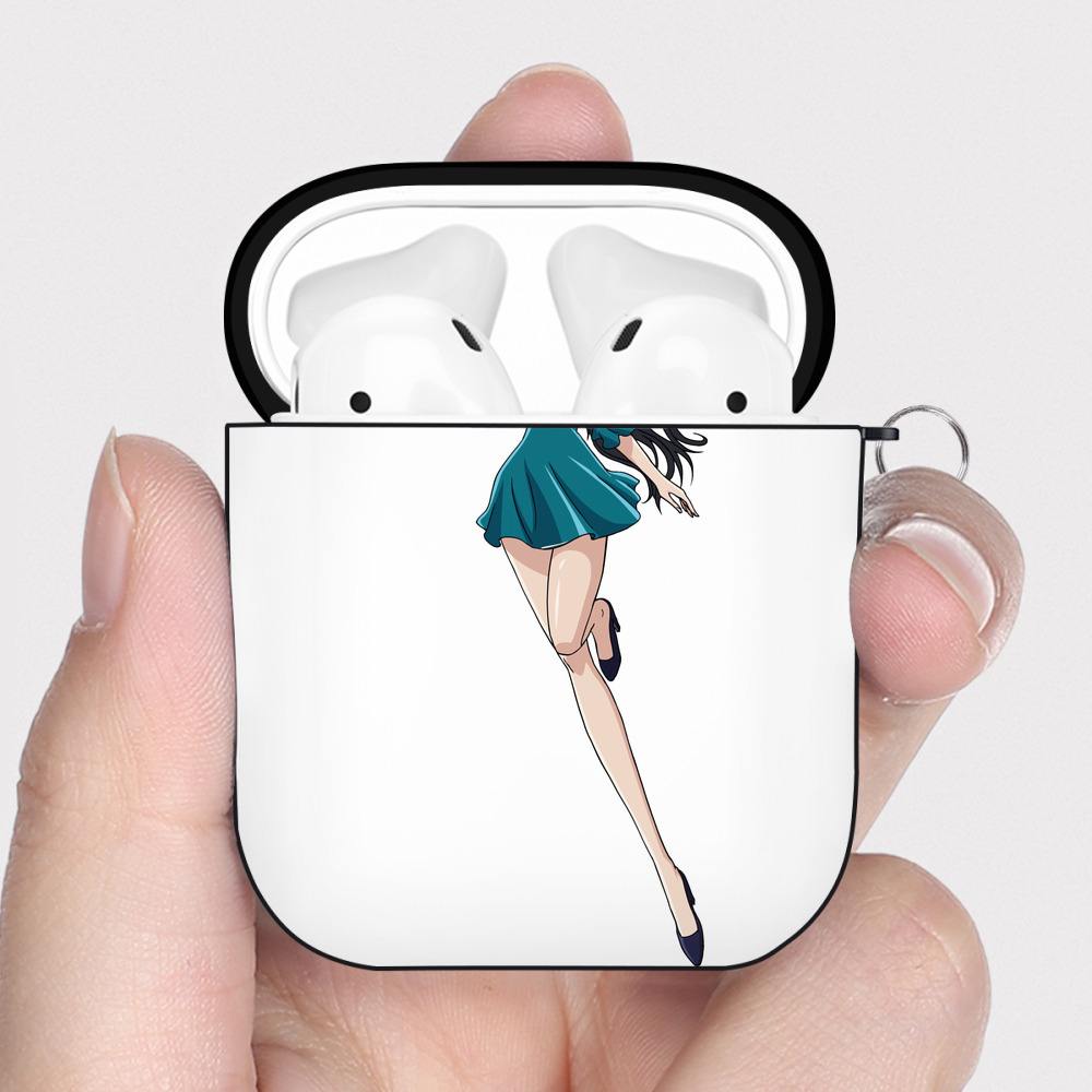 ワンピース ニコ・ロビン ONE PIECE Nico Robin AirPods 第2世代保護ケース ハードシェル ブラック 耐衝撃・防指紋・カラビナ付き