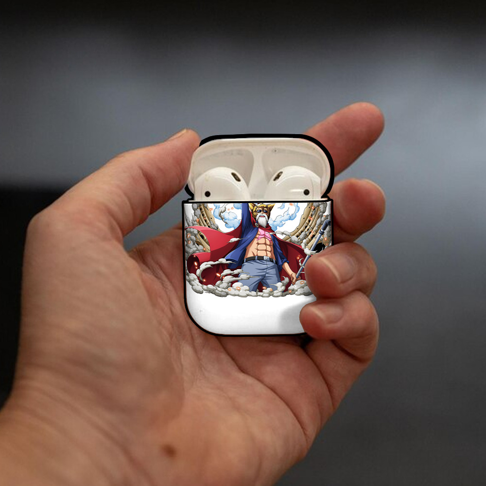 ワンピース モンキー・D・ルフィ ONE PIECE Monkey D. Luffy AirPods 第2世代保護ケース ハードシェル ブラック 耐衝撃・防指紋・カラビナ付き