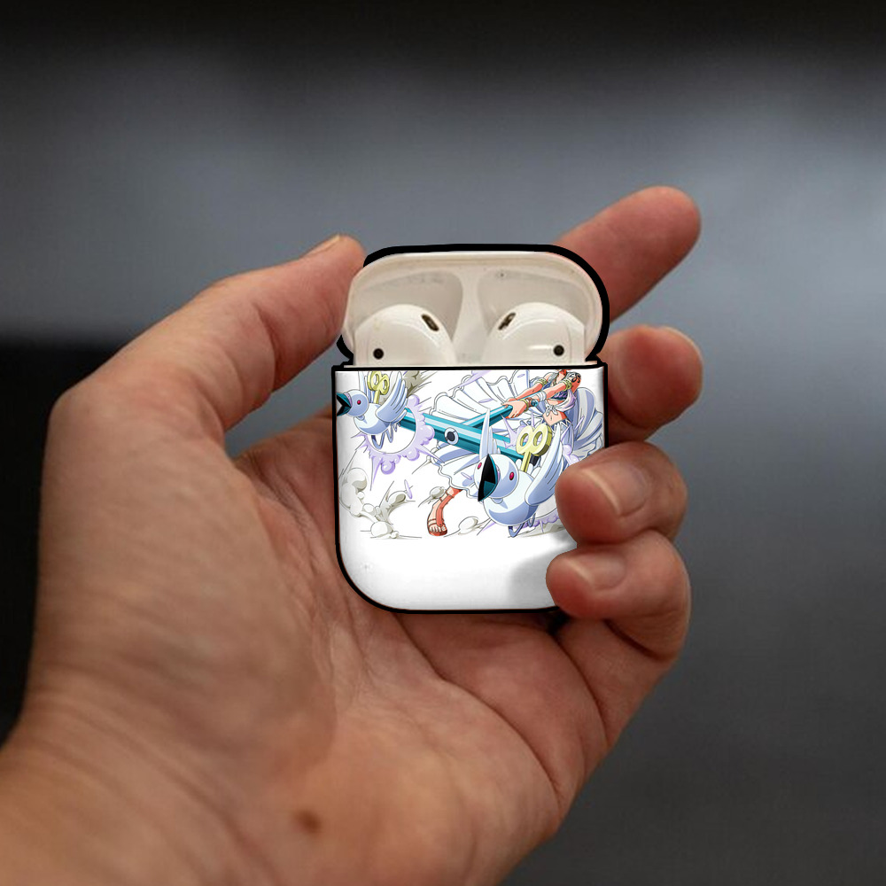 ワンピース ナミ ONE PIECE Nami AirPods 第2世代保護ケース ハードシェル ブラック 耐衝撃・防指紋・カラビナ付き