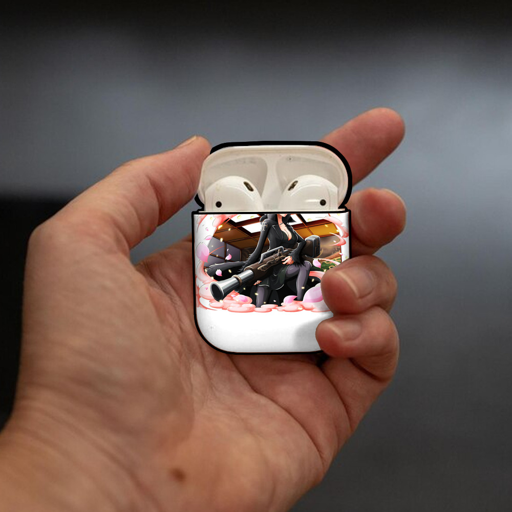 ワンピース ニコ・ロビン ONE PIECE Nico Robin AirPods 第2世代保護ケース ハードシェル ブラック 耐衝撃・防指紋・カラビナ付き