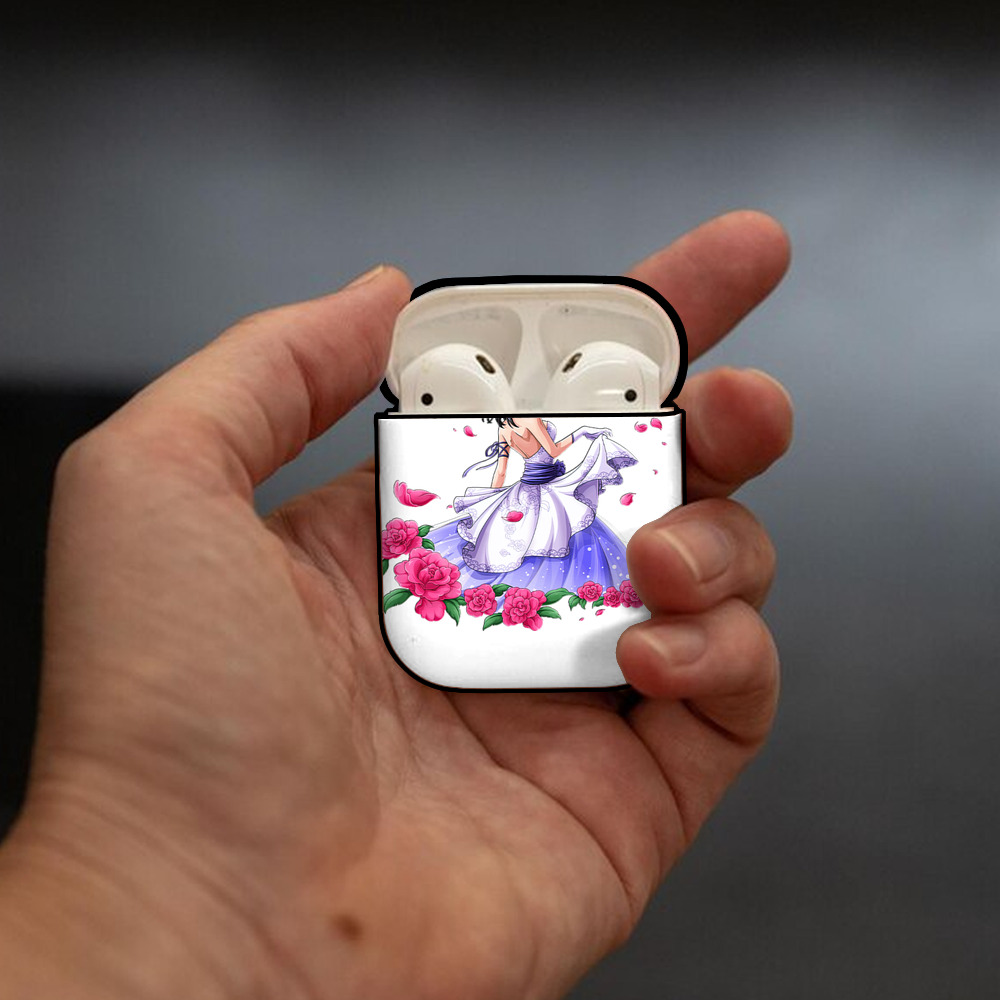 ワンピース ニコ・ロビン ONE PIECE Nico Robin AirPods 第2世代保護ケース ハードシェル ブラック 耐衝撃・防指紋・カラビナ付き