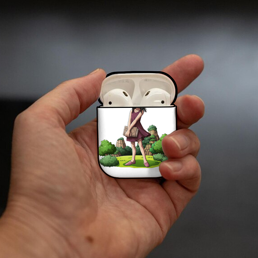 ワンピース ニコ・ロビン ONE PIECE Nico Robin AirPods 第2世代保護ケース ハードシェル ブラック 耐衝撃・防指紋・カラビナ付き