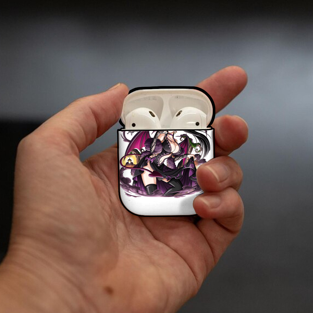 ワンピース ボア・ハンコック ONE PIECE Boa·Hancock AirPods 第2世代保護ケース ハードシェル ブラック 耐衝撃・防指紋・カラビナ付き