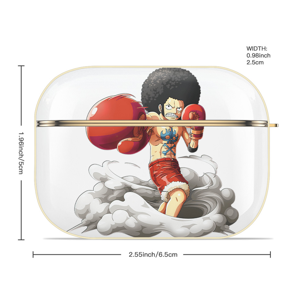 ワンピース モンキー・D・ルフィ ONE PIECE Monkey D. Luffy 【AirPods Pro用】ハードシェル保護ケース｜耐衝撃・防指紋・カラビナ付き商品仕様