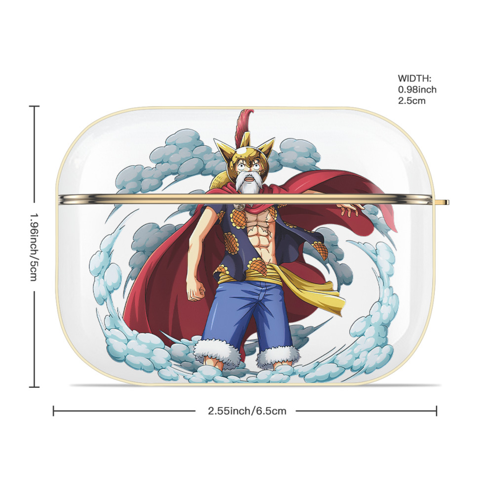 ワンピース モンキー・D・ルフィ ONE PIECE Monkey D. Luffy 【AirPods Pro用】ハードシェル保護ケース｜耐衝撃・防指紋・カラビナ付き商品仕様