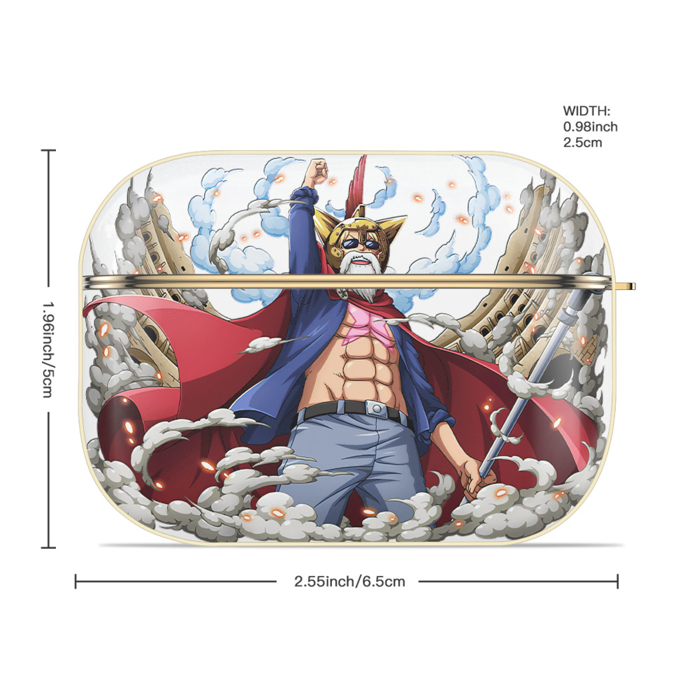ワンピース モンキー・D・ルフィ ONE PIECE Monkey D. Luffy 【AirPods Pro用】ハードシェル保護ケース｜耐衝撃・防指紋・カラビナ付き商品仕様