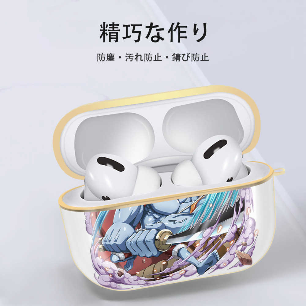 ワンピース モンキー・D・ルフィ ONE PIECE Monkey D. Luffy 【AirPods Pro用】ハードシェル保護ケース｜耐衝撃・防指紋・カラビナ付き商品仕様