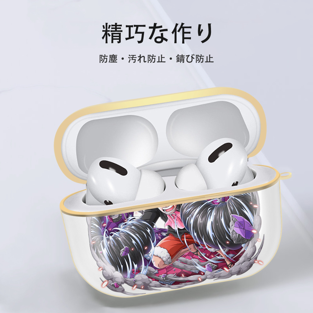ワンピース モンキー・D・ルフィ ONE PIECE Monkey D. Luffy 【AirPods Pro用】ハードシェル保護ケース｜耐衝撃・防指紋・カラビナ付き商品仕様
