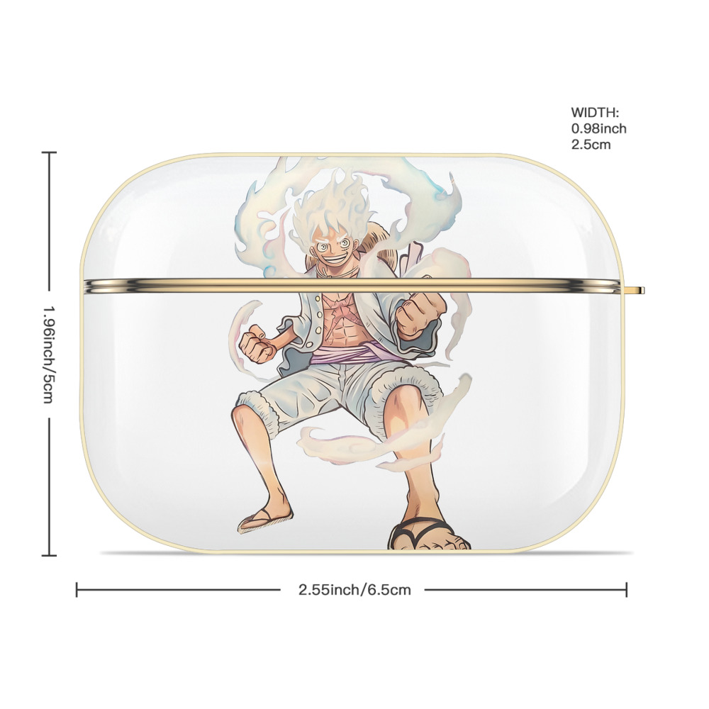ワンピース モンキー・D・ルフィ ONE PIECE Monkey D. Luffy 【AirPods Pro用】ハードシェル保護ケース｜耐衝撃・防指紋・カラビナ付き商品仕様