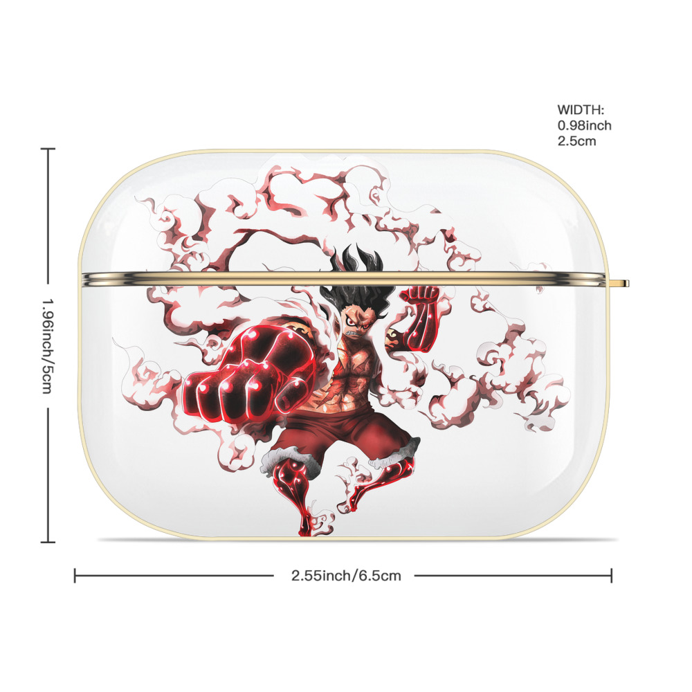 ワンピース モンキー・D・ルフィ ONE PIECE Monkey D. Luffy 【AirPods Pro用】ハードシェル保護ケース｜耐衝撃・防指紋・カラビナ付き商品仕様