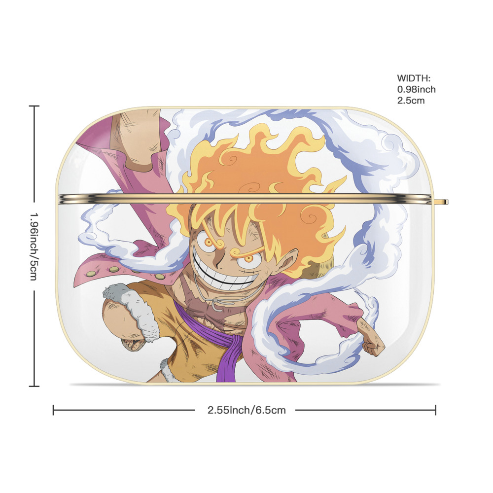 ワンピース モンキー・D・ルフィ ONE PIECE Monkey D. Luffy 【AirPods Pro用】ハードシェル保護ケース｜耐衝撃・防指紋・カラビナ付き商品仕様