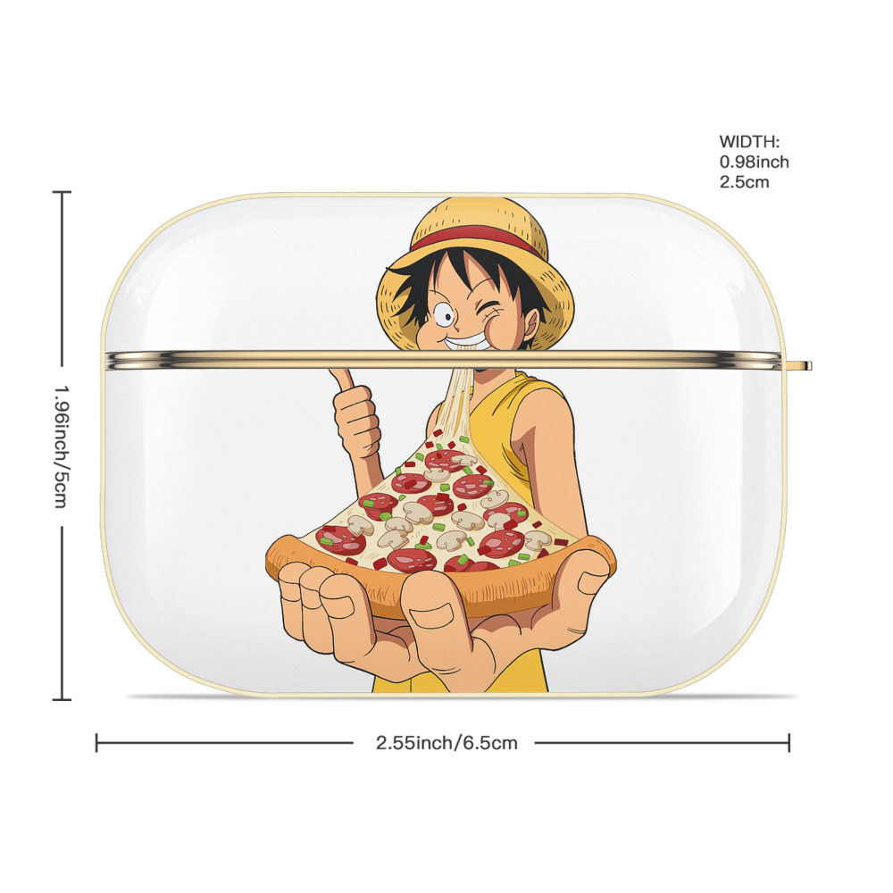 ワンピース モンキー・D・ルフィ ONE PIECE Monkey D. Luffy 【AirPods Pro用】ハードシェル保護ケース｜耐衝撃・防指紋・カラビナ付き商品仕様