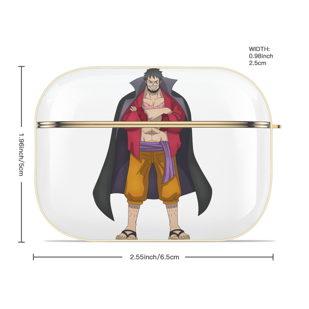 ワンピース モンキー・D・ルフィ ONE PIECE Monkey D. Luffy 【AirPods Pro用】ハードシェル保護ケース｜耐衝撃・防指紋・カラビナ付き商品仕様